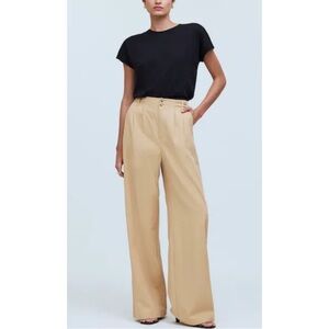 MADEWELL | The Harlow Wide-Leg Pant in Seed Khaki, Size 2